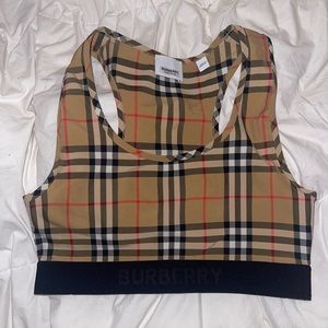 Burberry crop top size small authentic